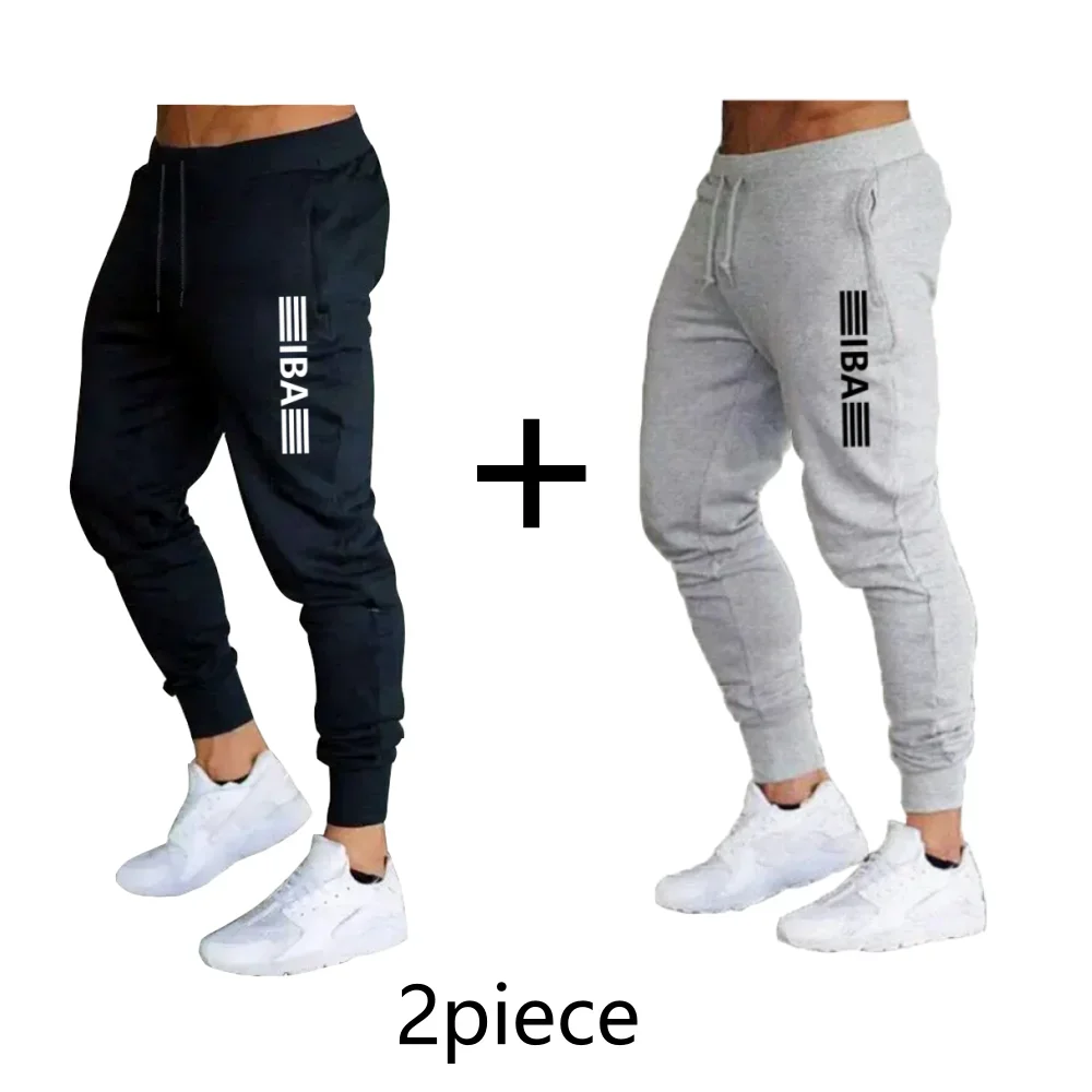 2-delige hardloopbroek voor heren, fitnessbroek, comfortabel, casual streetwear, sportbroek voor heren, merk lente herfst