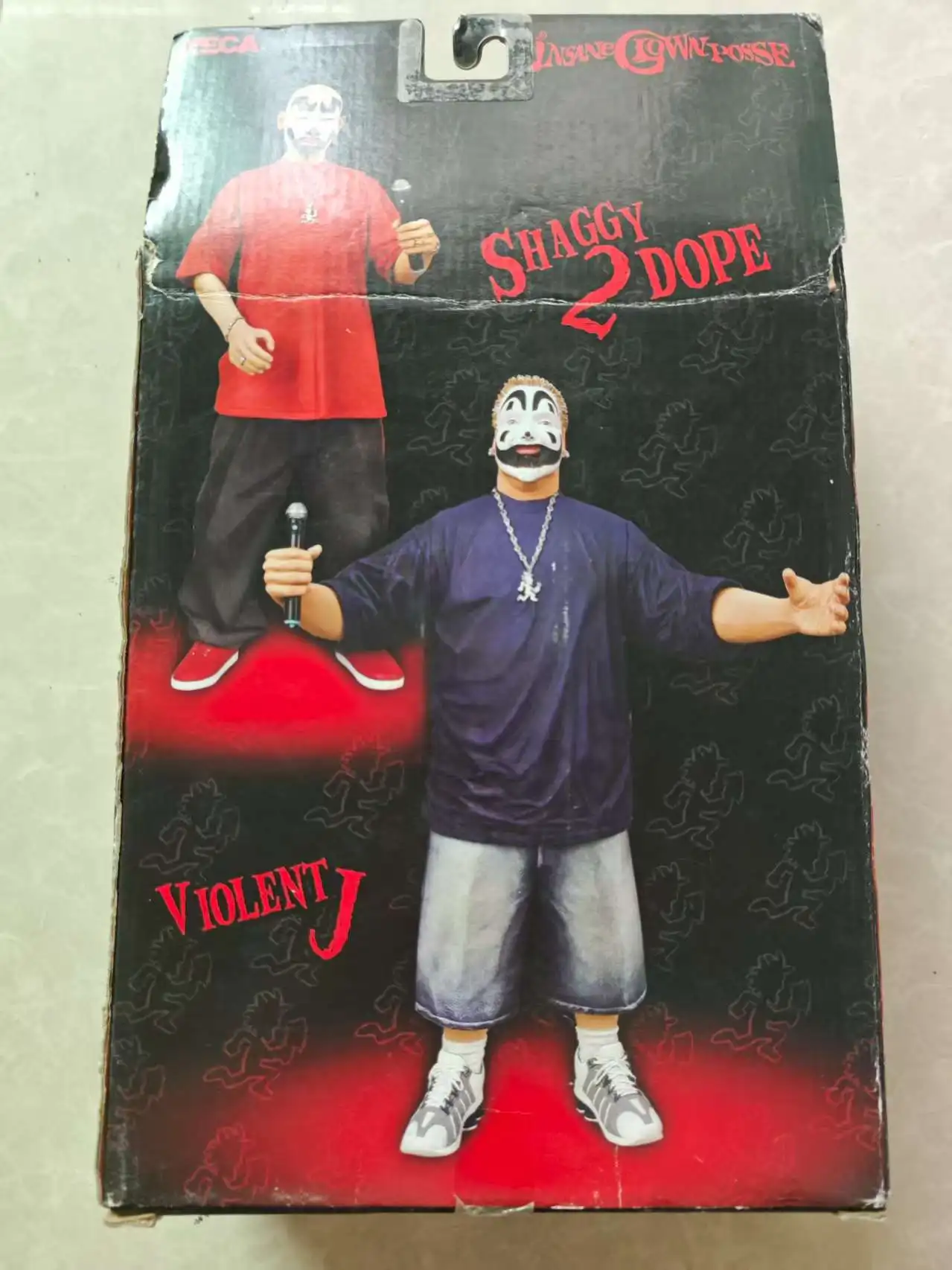 2007 NECA أشعث 2 Dope 10 "عمل الشكل ث/ميكروفون مجنون مهرج Posse ICP نادر خمر الراب مجموعة شخص حقيقي #2
