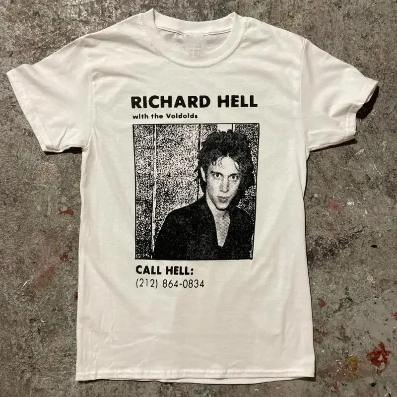 Richard Hell And The Voidoids Cotton White S 234Xl T Shirt T178
