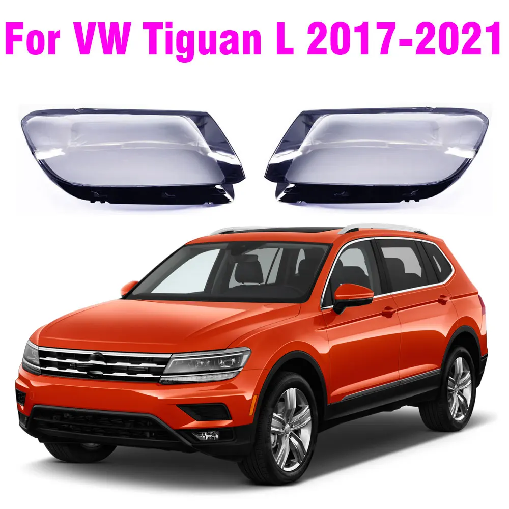 

Чехол для передней фары VW Tiguan L 2017 2018 2019 2020, прозрачный чехол для передней фары, замена оригинального абажура из оргстекла