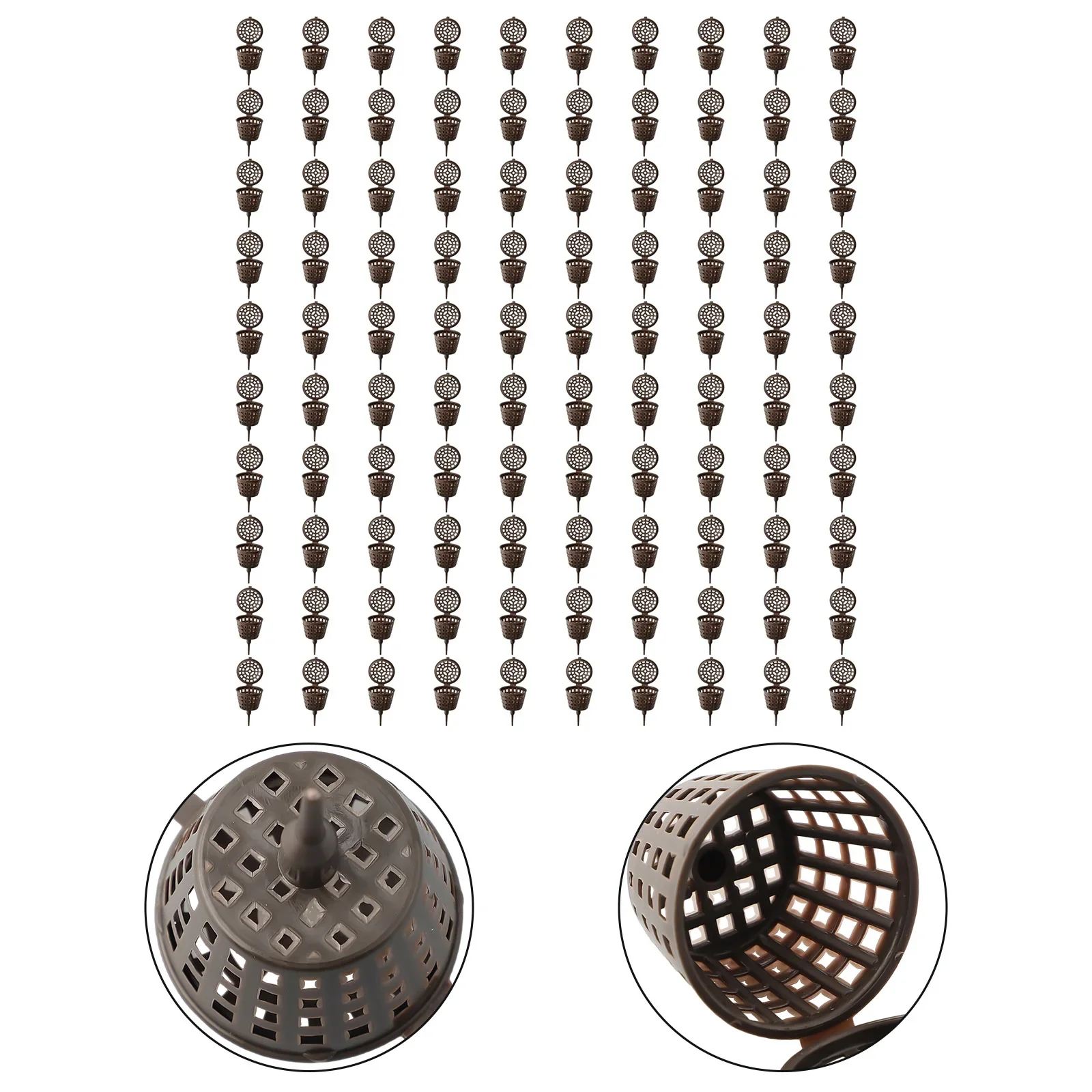 Lid Fertilizer Box Portable 100Pcs Basket Bonsai Case Gardening Orchids Organic Outdoor Tool Useful Convenient
