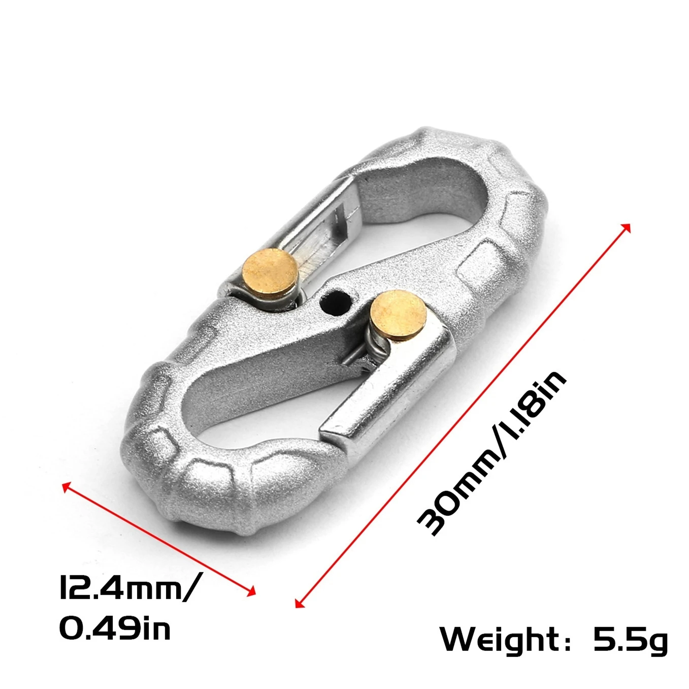 Metal Simulation Tow Hook Trailer Rescue Hook for 1/10 RC Crawler Car Traxxas TRX4 Axial SCX10 Upgrade Parts