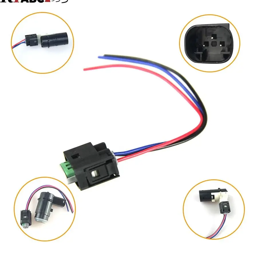2-967642-1 4B0972883A DJ7033Y-0.6-21 Parking Sensor Connector For Ford F150 Opel Astra Citroen C8 Peugeot 308 BMW Cadillac