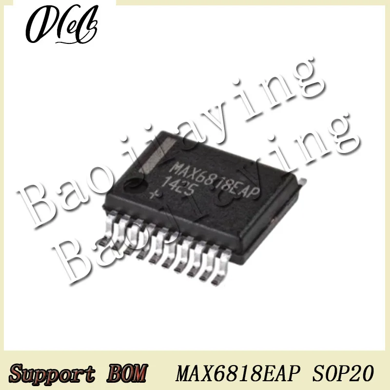 10PCS/Lot MAX6818 MAX6818EAP SSOP20 IC Chip For Analog switch multiplexer