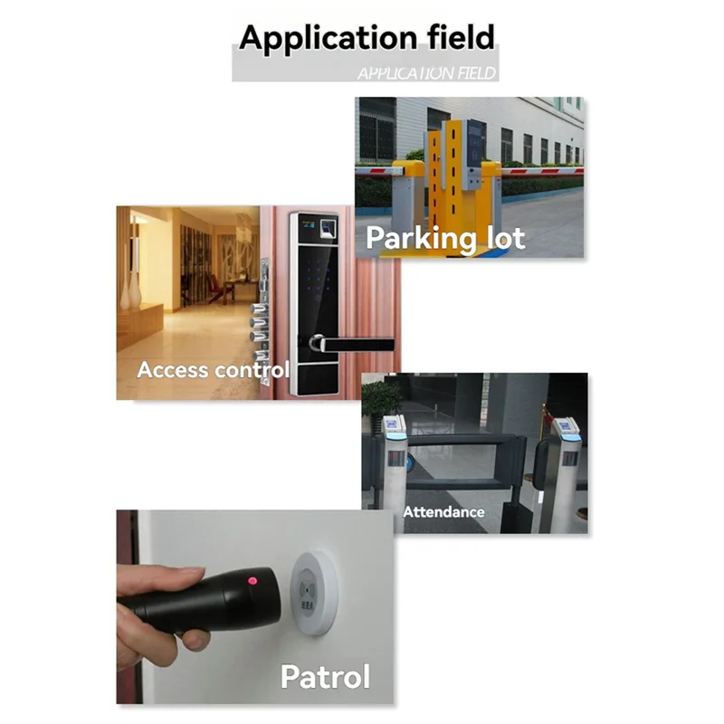 AAAEL-50Pcs نقطة دورية مقاومة للماء 30 مللي متر 125 كيلو هرتز RFID IC علامة رمز مع دعم لاصق لنظام جولة الحراسة NFC نقطة تفتيش