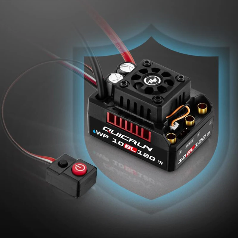 Controlador brushless Hobbywing Quicrun 10BL120 G2 IP67 - imagen 3