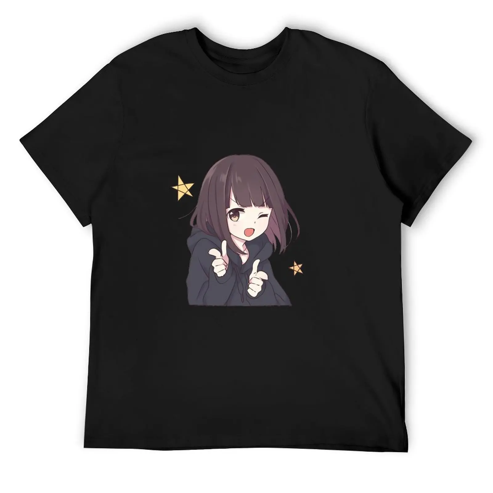 Menhera chan anime T-Shirt custom t shirt anime plain aesthetic clothes shirts graphic tee men