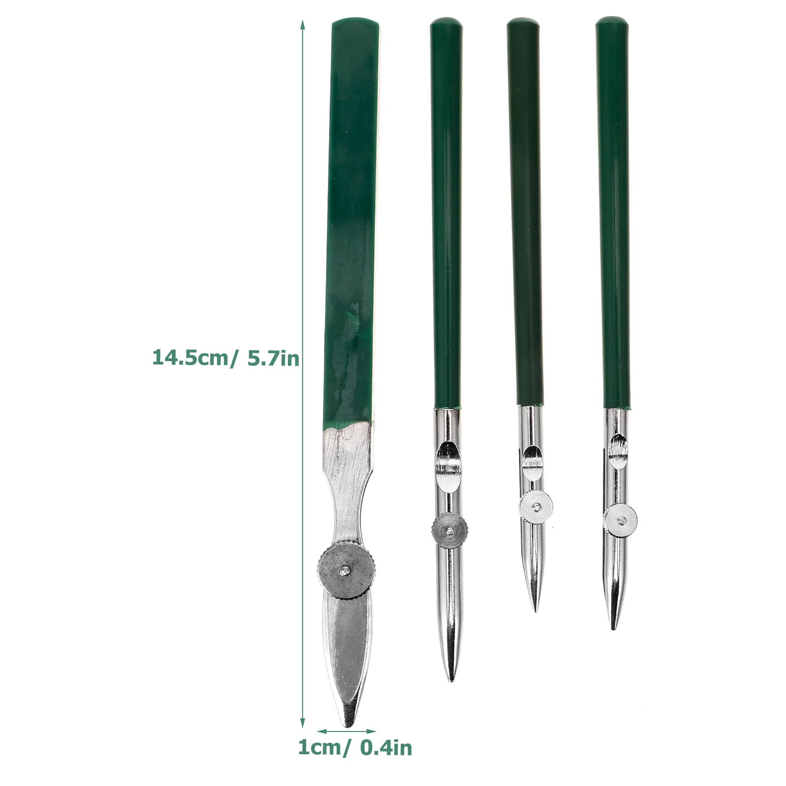 Bolígrafos de regla de arte ajustables, herramientas de dibujo de líneas duraderas para líneas rectas, bolígrafo fluido de enmascaramiento, bolígrafos de pintura, suministros de arte, 4 Uds.