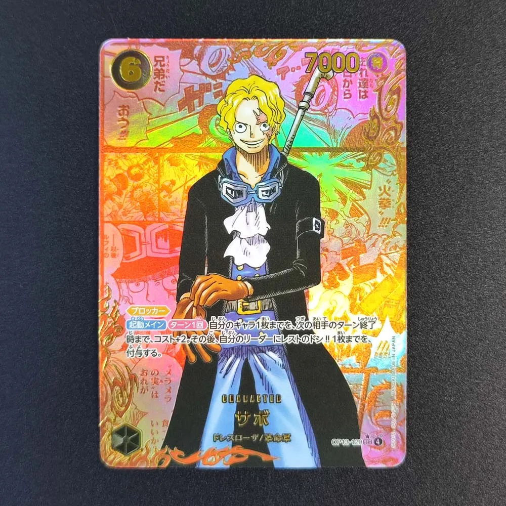 2025 One Piece OPCG OP13 Japanese Anime Collection Card Sabo
