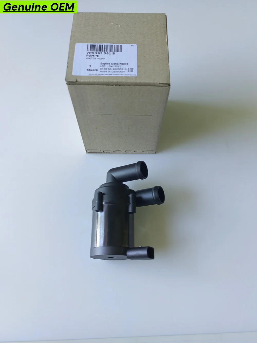 Genuine Auxillary Heating Water Pump Oem 7L0965561B for VW AMAROK AUDI Q7 PORSCHE CAYENNE 2006-2010 OE 7L0965561 95557215005