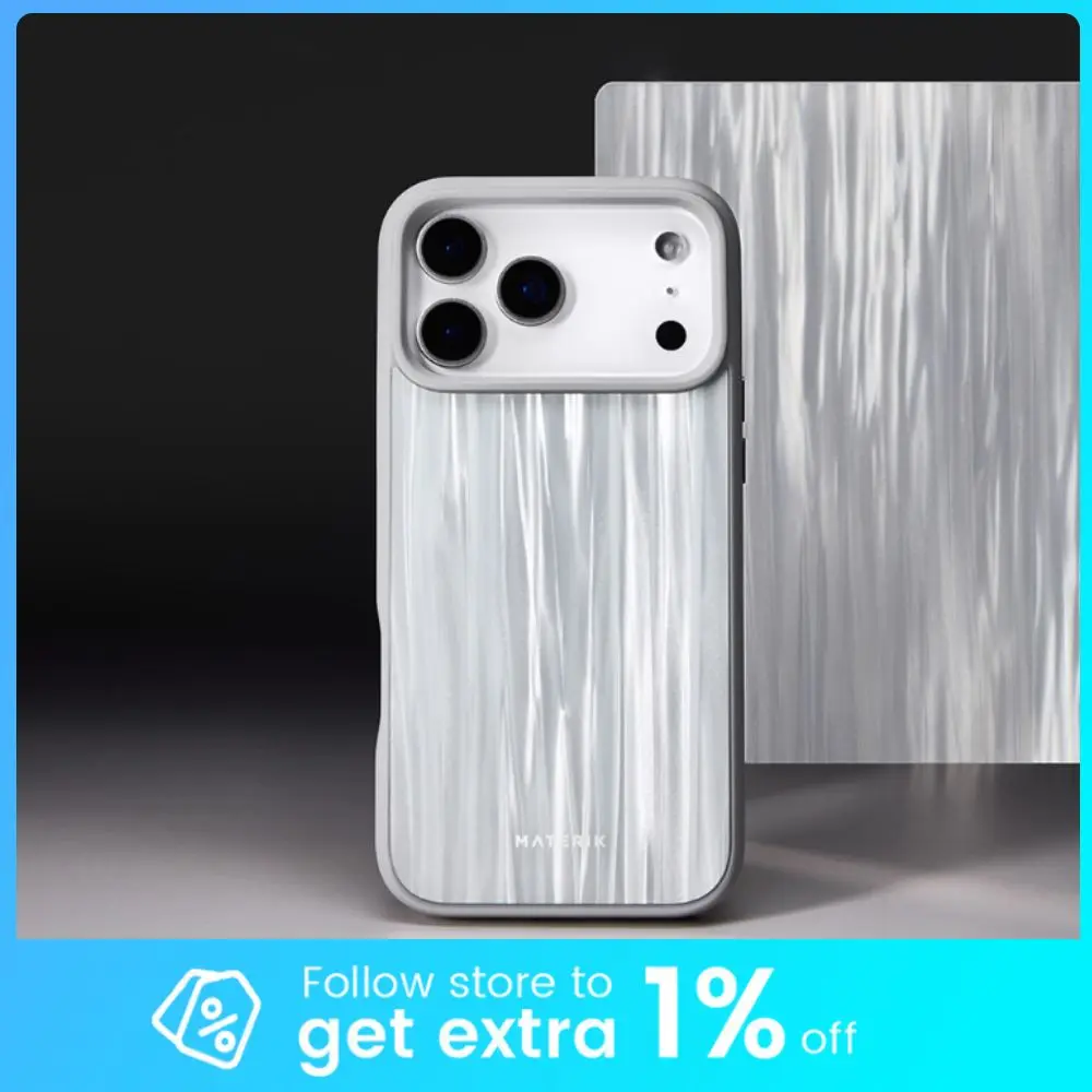 

MATERIK Phone case Magnetic for iPhone17 Anti drop Simple Unique Phone Cover for iPhone17 pro Max Accessories Gifts