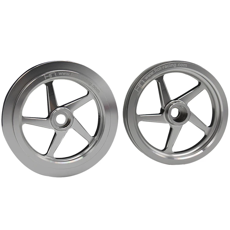 Hot Racing Galaxy 5W Wheel set (2) is the Metallic Upgrade Aluminum Wheel Set for Kyosho 1/8 NSR500