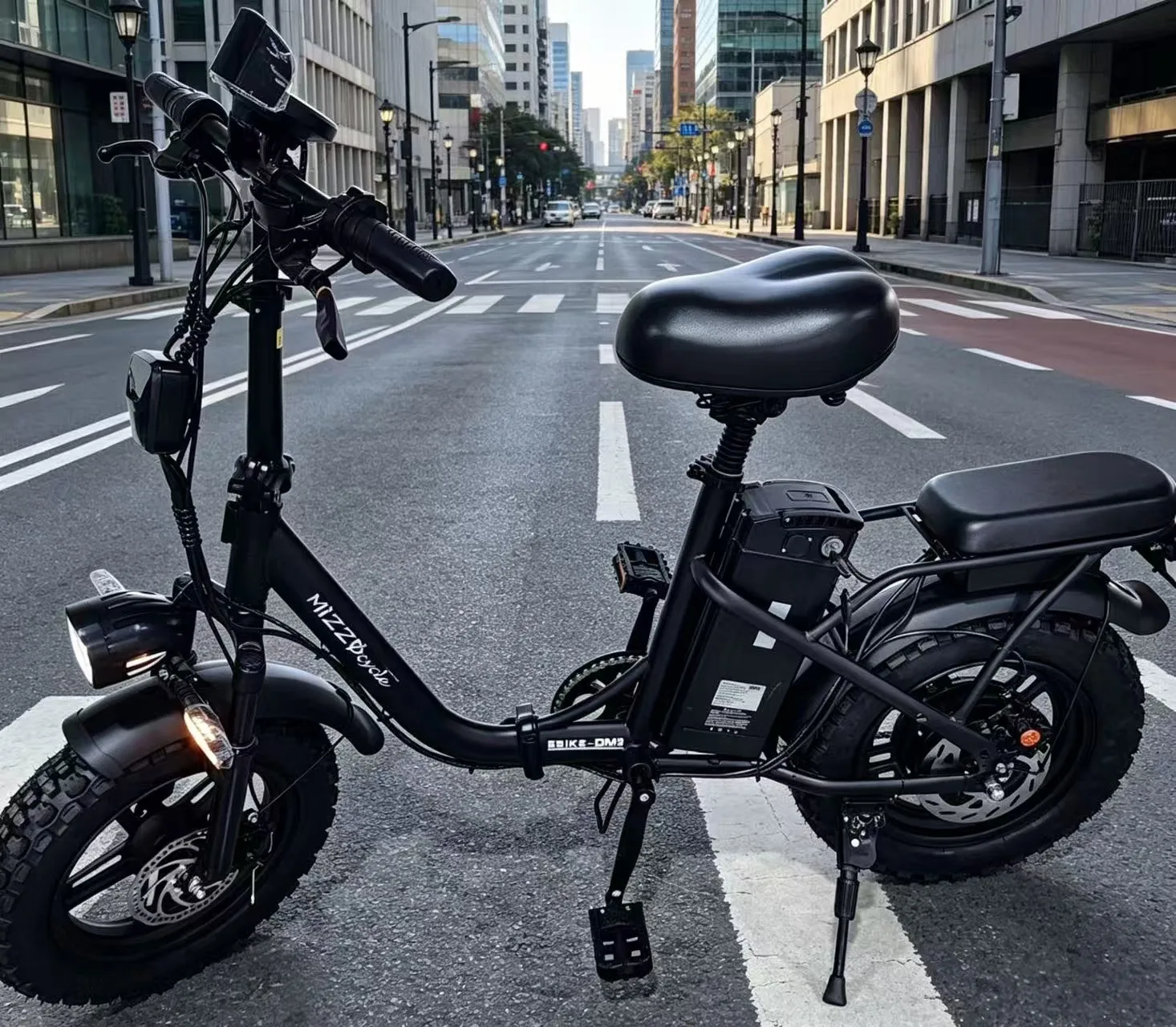 X6 800W Foldable Electric Bike 48V 30Ah Lithium Battery 20×3.75 Fat Tires Dual Disc Brakes Off-Road E-Bike for Adults image 1