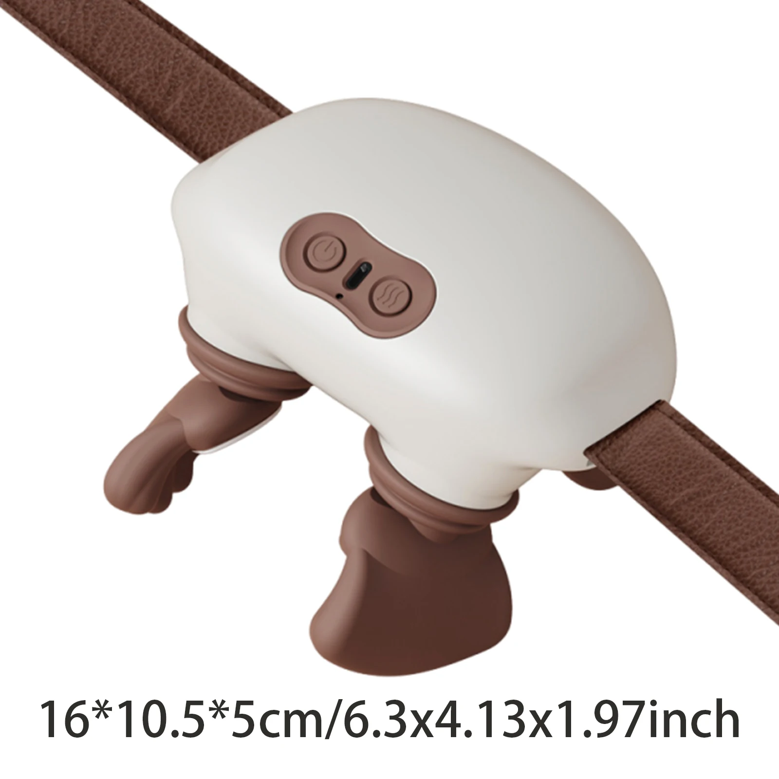 2025 جديد 2000 مللي أمبير نوع-C شحن مدلك الكتف العالمي مع الحرارة شياتسو الرقبة والظهر مدلك 2 مستويات التدفئة قابل للتعديل