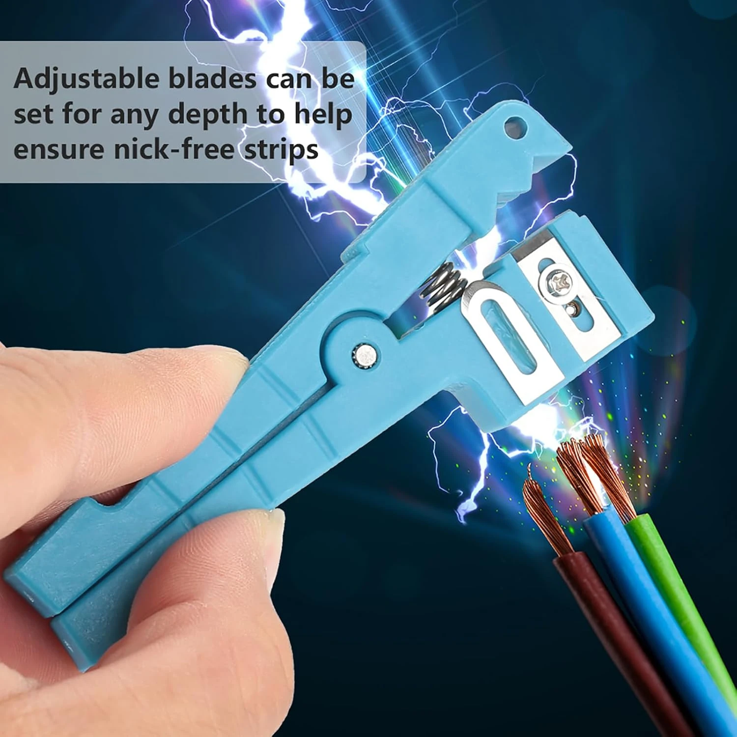 Ultimate Professional Precision Adjustable Coaxial and Fiber Optic Cables Wire Stripper - High-Quality and Efficient Tool for Cl