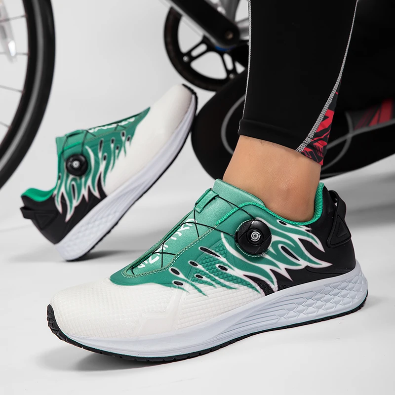 أحذية ركوب الدراجات الاحترافية للفصول الأربعة للرجال كاجوال مريحة ومضادة للانزلاق ومقاومة للاهتراء وقابلة للتنفس #6