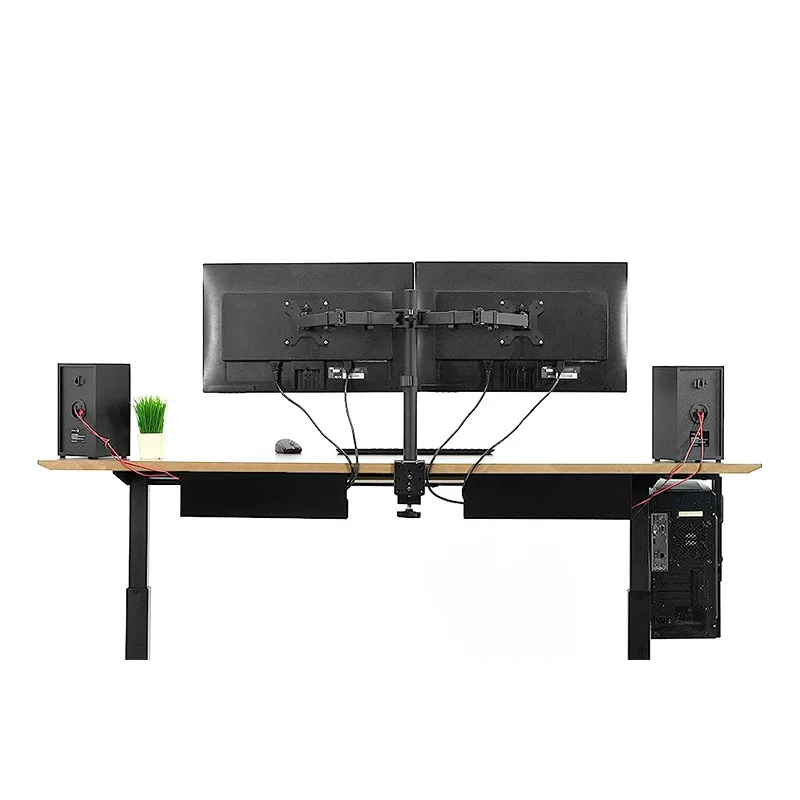 under-Desk Cable Management Tray Hanging Wire Manager Power Supply with Holder Suitable for Office and Home