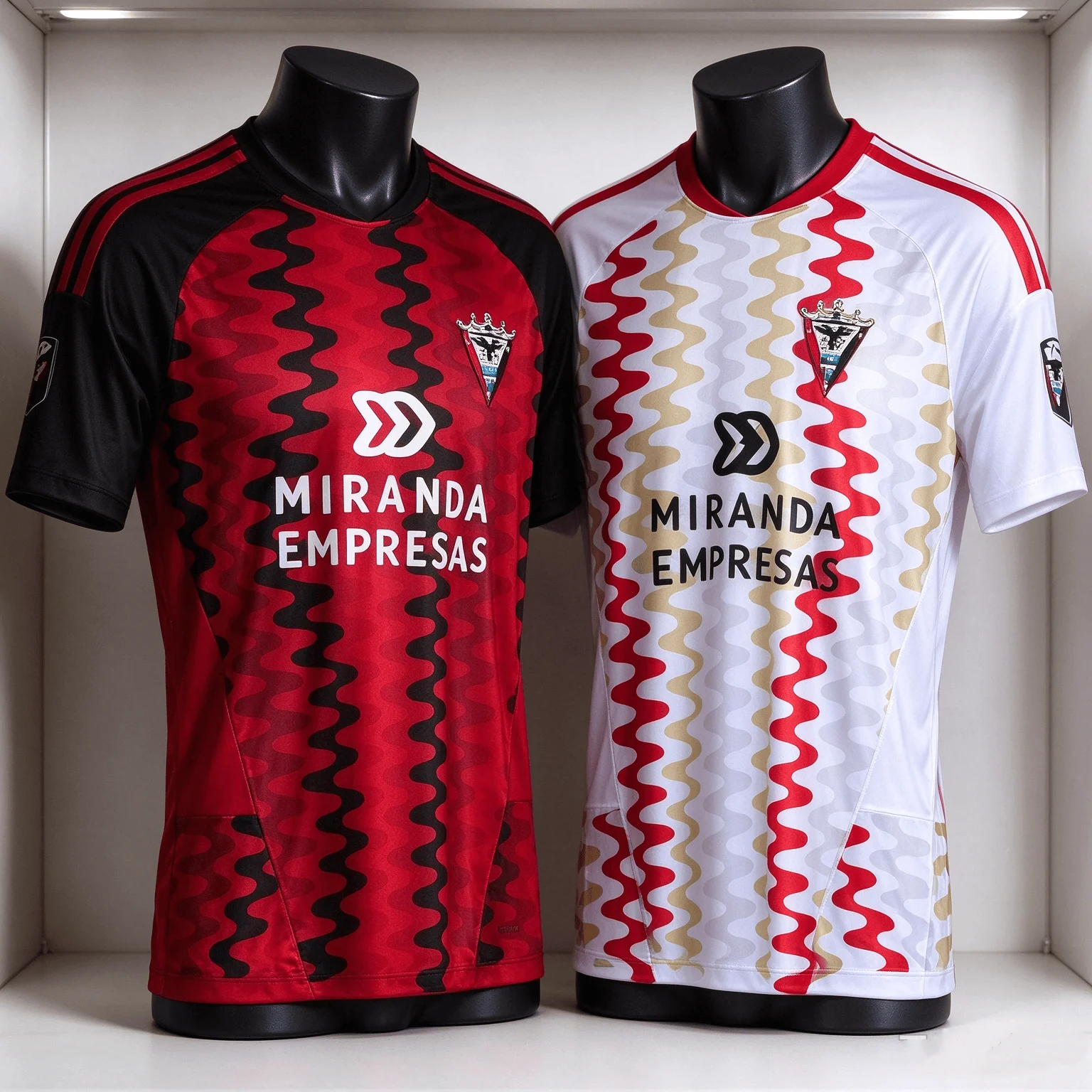 2026-27 Spain Mens Outdoor Soccer Sport Top Adult T-shirt CD Mirandés Unisex Home Breathable Training Dry-fit Football Jersey