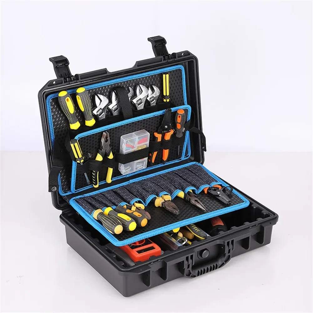 Portable Waterproof Multi-Pocket Aluminum Divider Tool Box Outdoor Luggage (Hand Drawer) Tool Organizer Power Tool Boxes