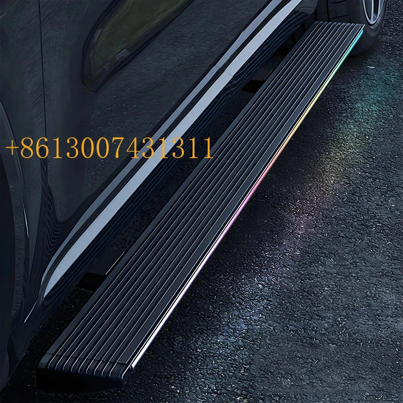 FactoryAdjustable Color Anti-Pinch Waterproof Automatic Power Side Step Running Board Side Lights 2015-2024