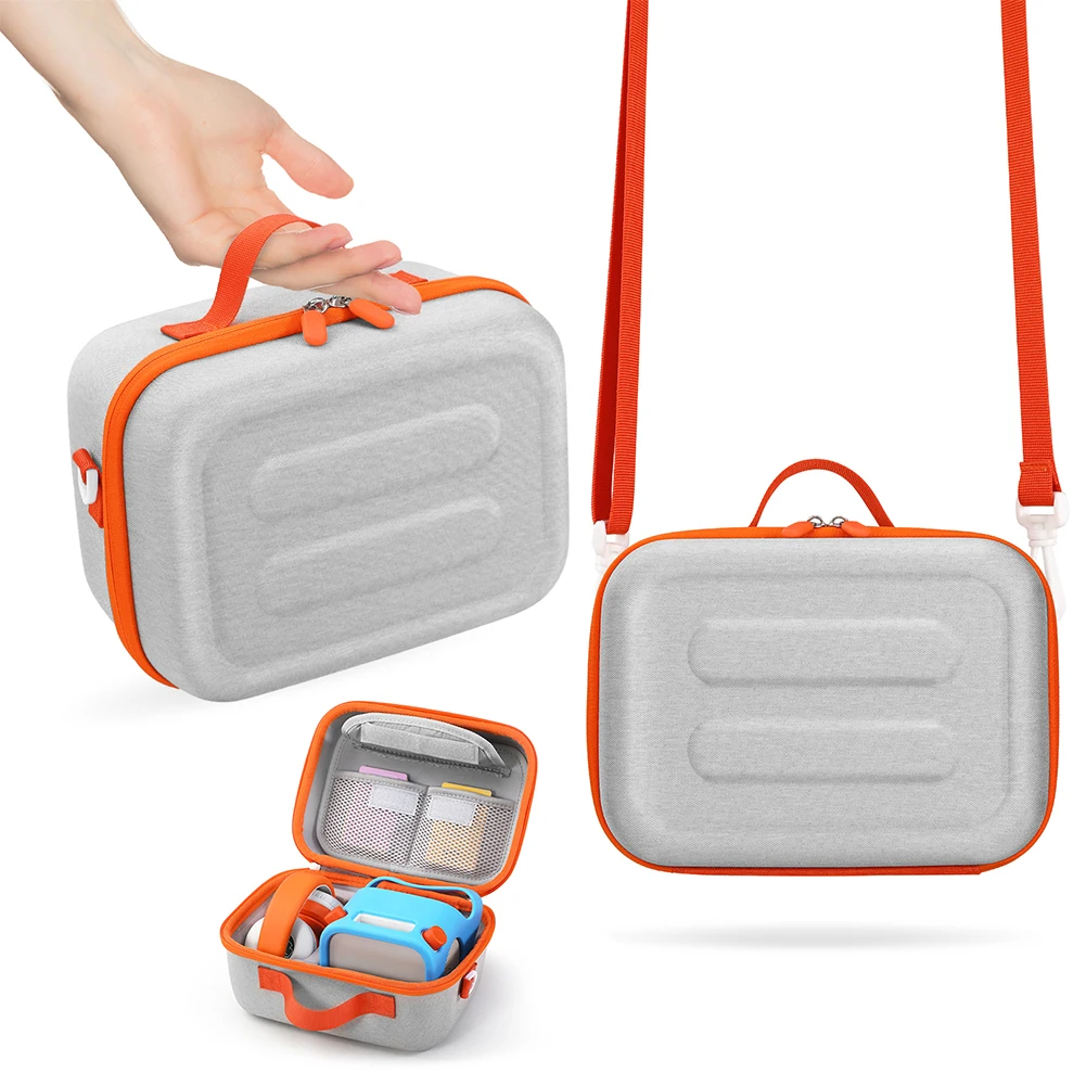 Custodia rigida da trasporto per Yoto 3a generazione Borsa da viaggio antiurto impermeabile con tracolla per lettore Yoto di terza generazione