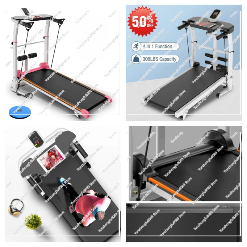Folding Treadmill Running Machine Home Gym Fitness Equipment with LED Display Multi Functional
