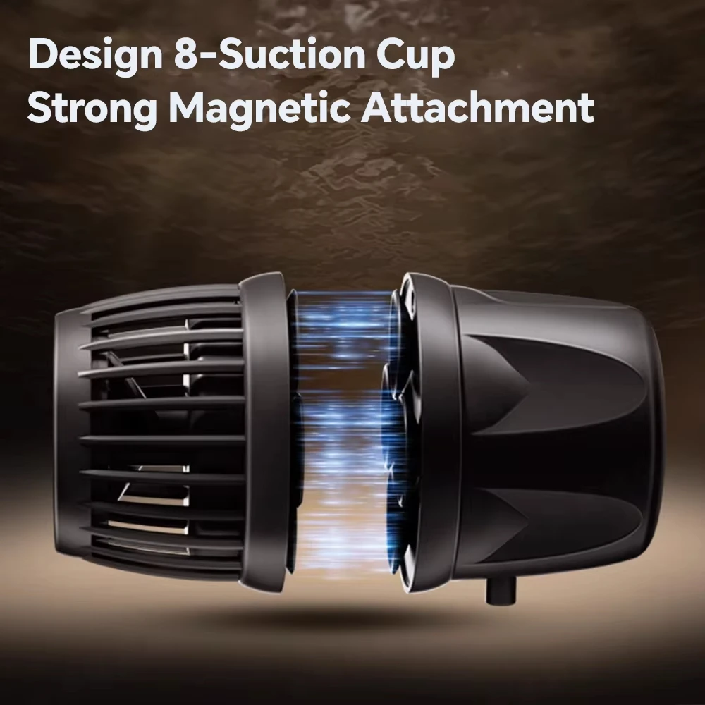 TLF Jecod Dmp Seri Wirels بلوتوث واي فاي APP التحكم حوض السمك Wavemaker مضخة للمياه العذبة المياه المالحة خزان الأسماك موجة صانع