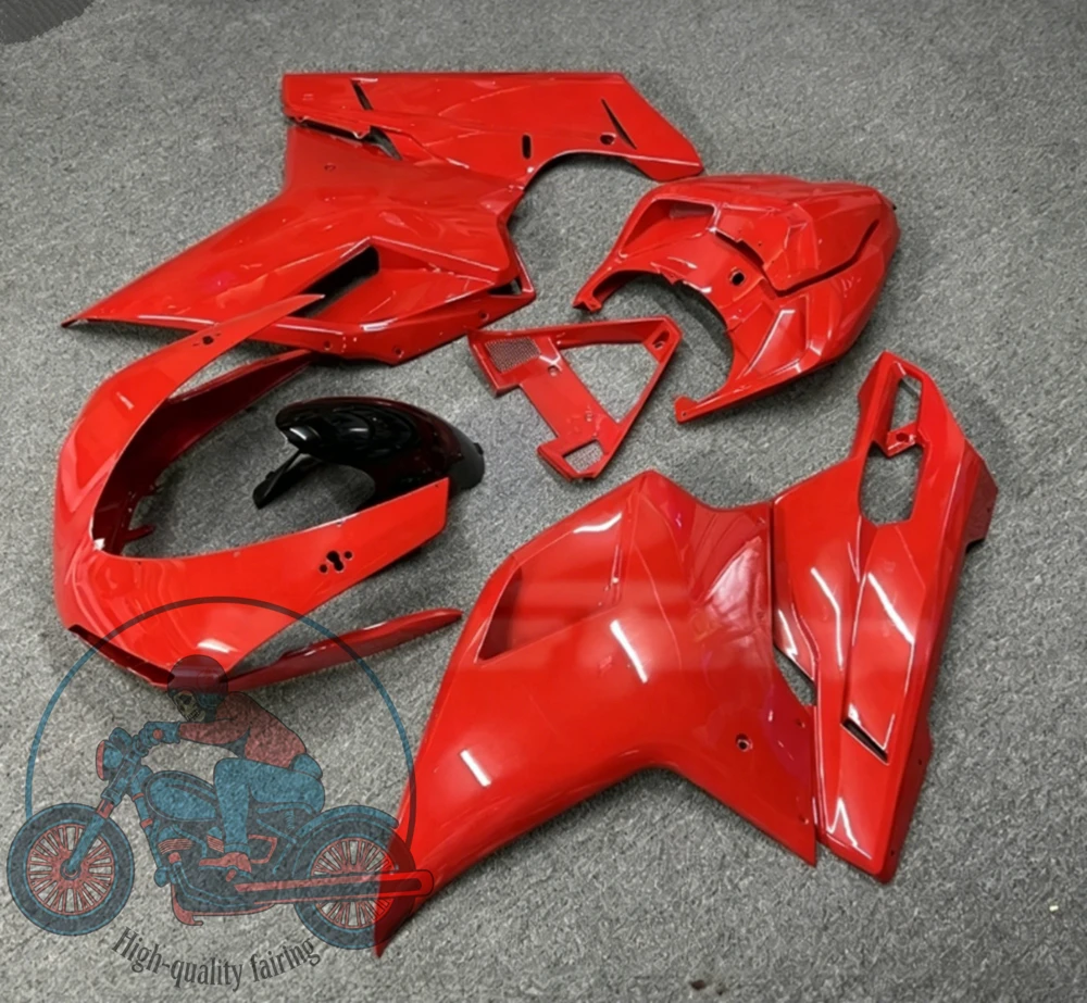 High quality New ABS Full Fairings Kit Fit for Ducati PANIGALE 848 1098 1198 1098S 1198S Bodywork Set Custom Red