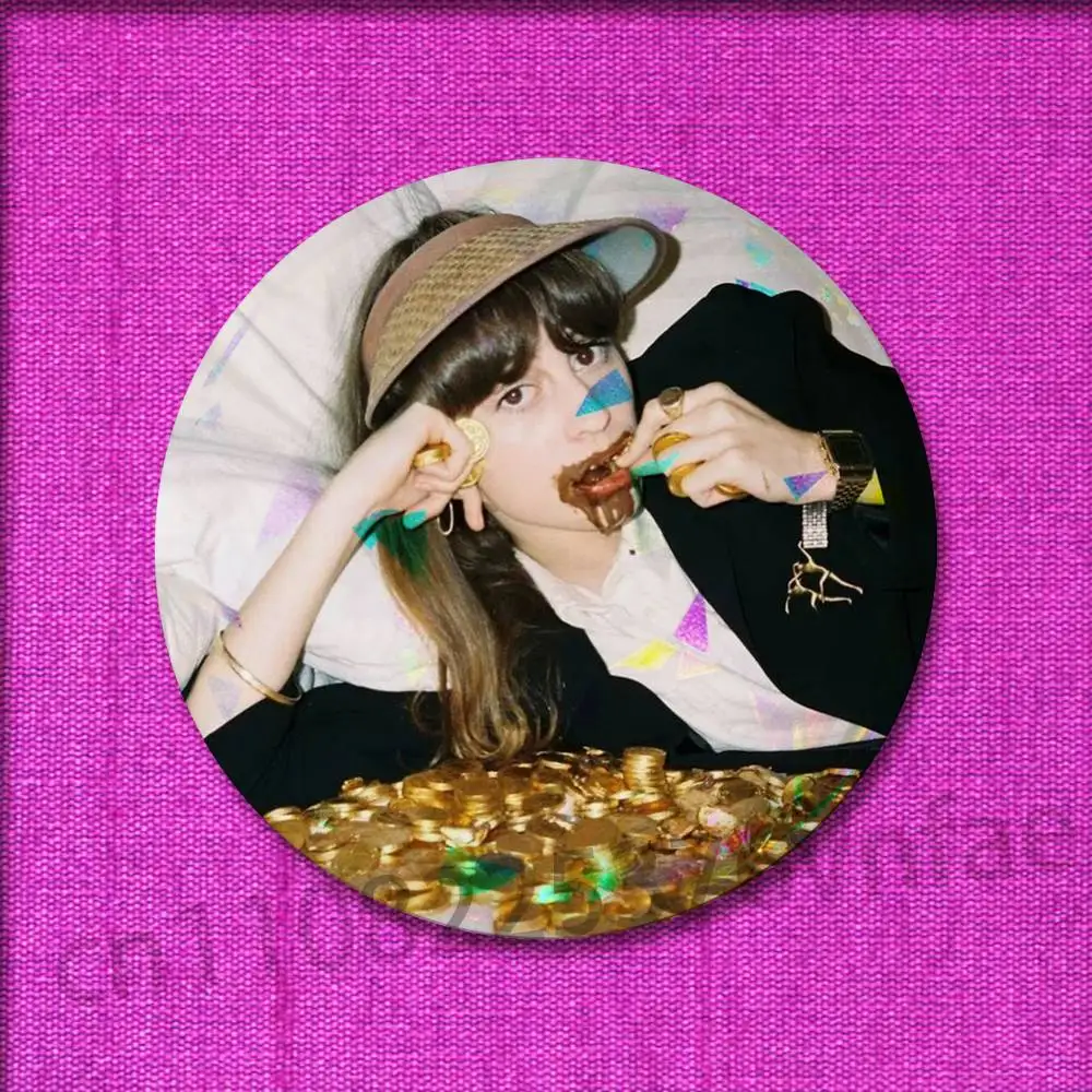 F-Faye ويبستر أعرف أنا مضحك هاها شارة ل 44 مللي متر 25 مللي متر 32 مللي متر 75 مللي متر 58 مللي متر جولة صفيح دبوس بروش شارة هدية #5