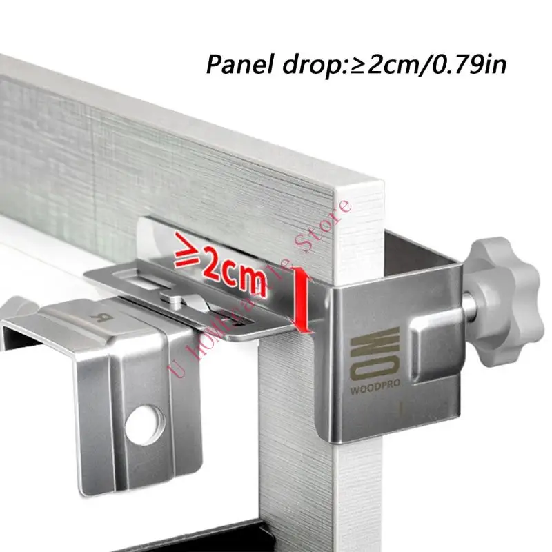 63HF Multiple Functional Drawer Installation Aid Drawer Panel Clamp for Flexible Panel Alignment & Space Easy Secure Mounting