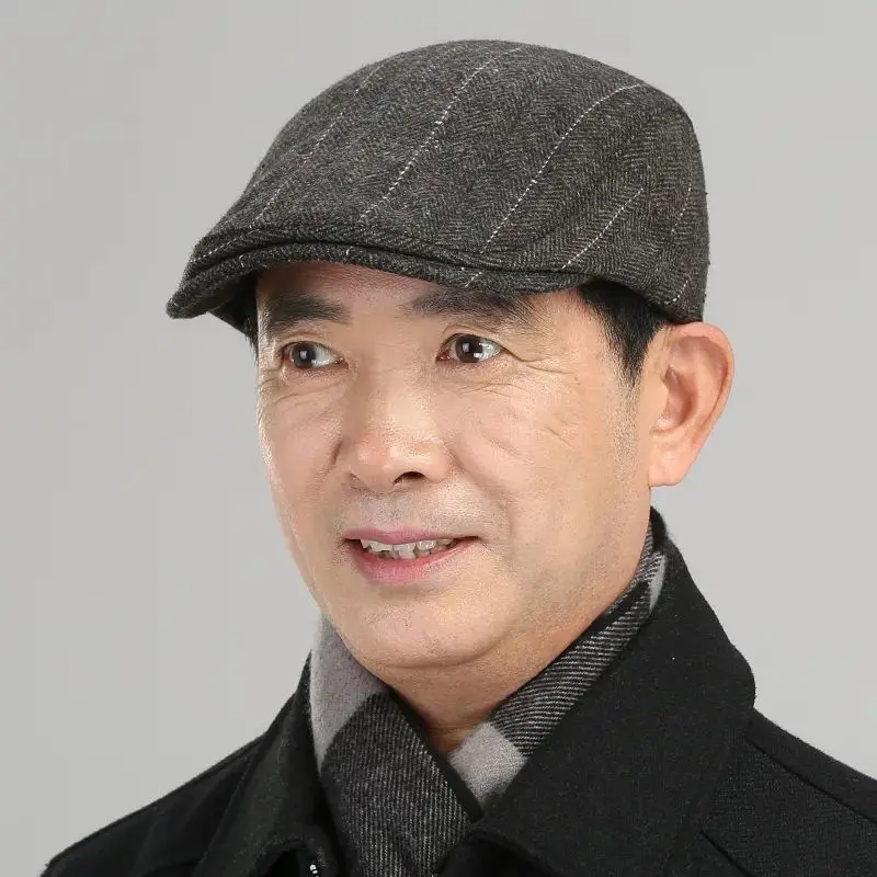 

Dad casual cap, the elderly men's hat in spring and autumn, the middle-aged men's warm forward hat in autumn and winter