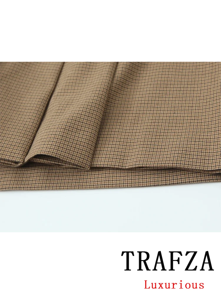 TRAFZA-Jupe Courte Vintage Décontractée et Chic pour Femme et Fille, Couleur Unie, Fermeture Éclair, Plissée, Mode, Élégante, Y2K, Automne 2024