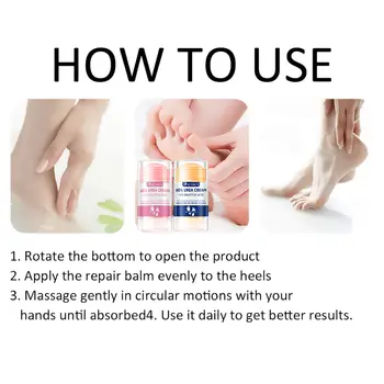 SUYARUN 60% 尿素足霜棒 - 保濕去角質,修復乾裂腳跟,深層滋潤乾燥雙腳,持久保護。 8 最佳銷售 足部乾裂霜 - №1