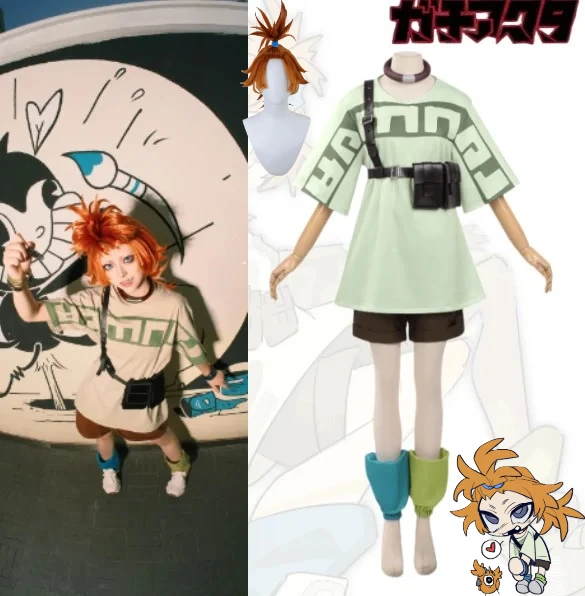 Gachiakuta Anime Cosplay Costume Jinki Successor Remlin Tissark Full Set Outfit For Party Cosplay