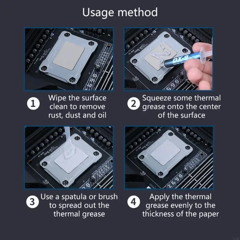 8.8W/m.k thermals สารประกอบ pastes ประสิทธิภาพสูง thermals greate