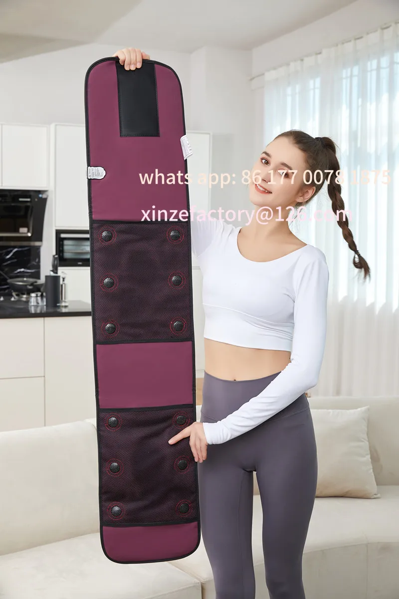 

Настраиваемый пневматический вибрационный теплый дворецный пояс с дальним инфракрасным нагревом, магнитный массаж, отражение жира, 220 В