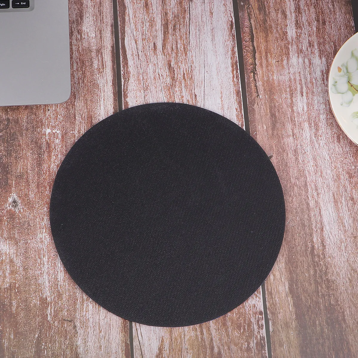 

Коврик для мыши круглый, резиновый, нескользящий, с подставкой для запястья, радужный дизайн, гладкий на ощупь, удобный для офиса и дома