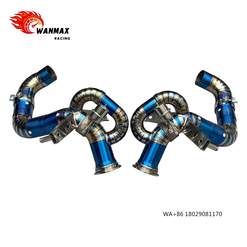 

Спортивный титановый прямой выхлопной патрубок для R8 V10 Plus 5.2L 2018+