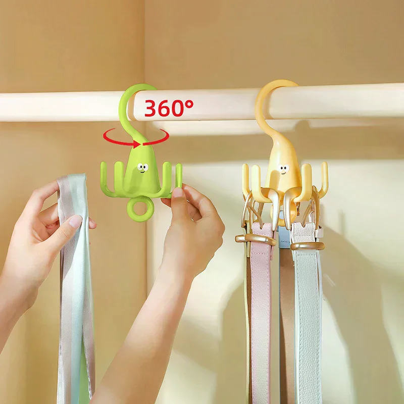 

Вешалка для ремня, вешалка для галстука, органайзер для ремня для шкафа, 360° ° Вращающиеся портативные органайзеры для шкафов, экономящие место, хранилище для бюстгальтера