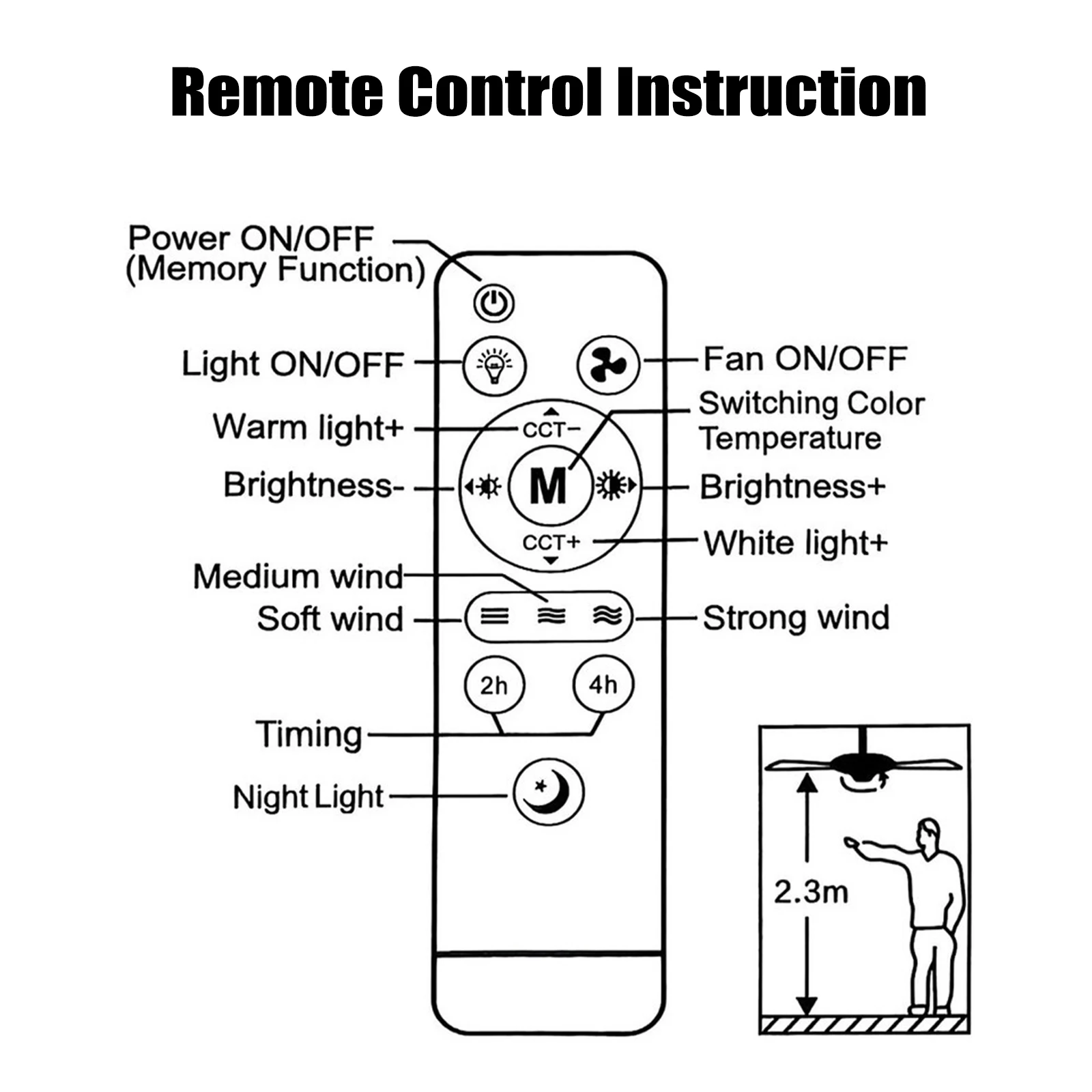 3/4/5 Heads Drone Style E27 Ceiling Fan Light 2-in-1 AC85-265V Three Colors LED Fan Lamp With Remote Control For Home Restaurant image 6