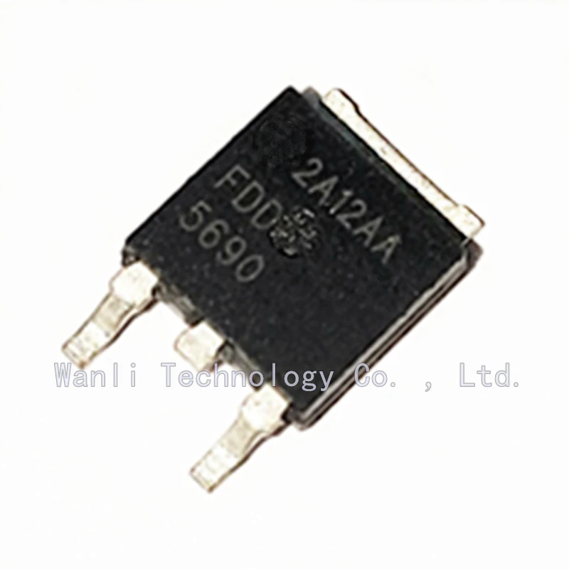 10PCS-50PCS/Lot FDD5690 5690 TO-252 SMD TO252 MOS field-effect transistor