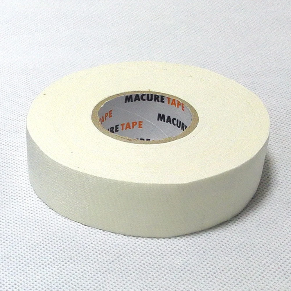 2 Pcs 20M Hockey Stick Tape Sticky Tape Anti-slip Sports Waterproof Tape Hockey Stick Wrapper for Practice Sports Use (White)