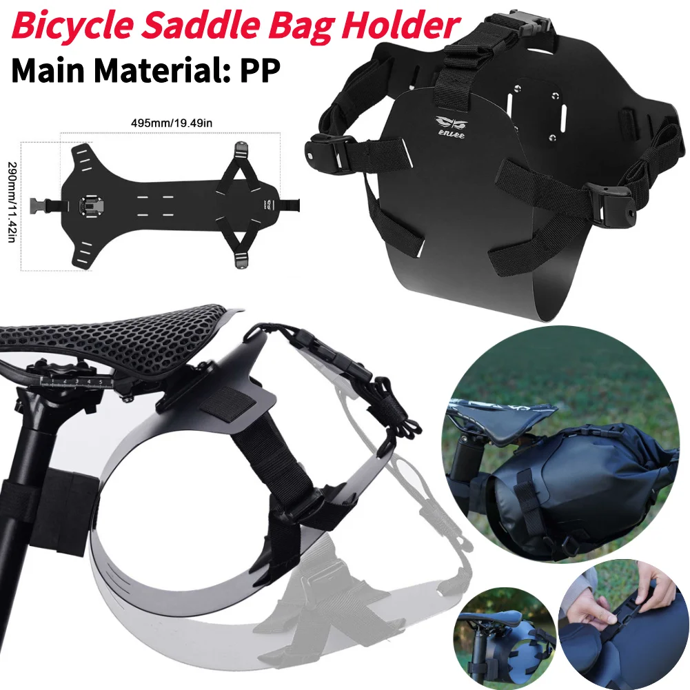 

Bike Rack Bicycles Saddle Tail Bag Stabilizer Bracket Adjustable Bike Saddlebag Tail Bag Carrier MTB Road Cycling Accessories
