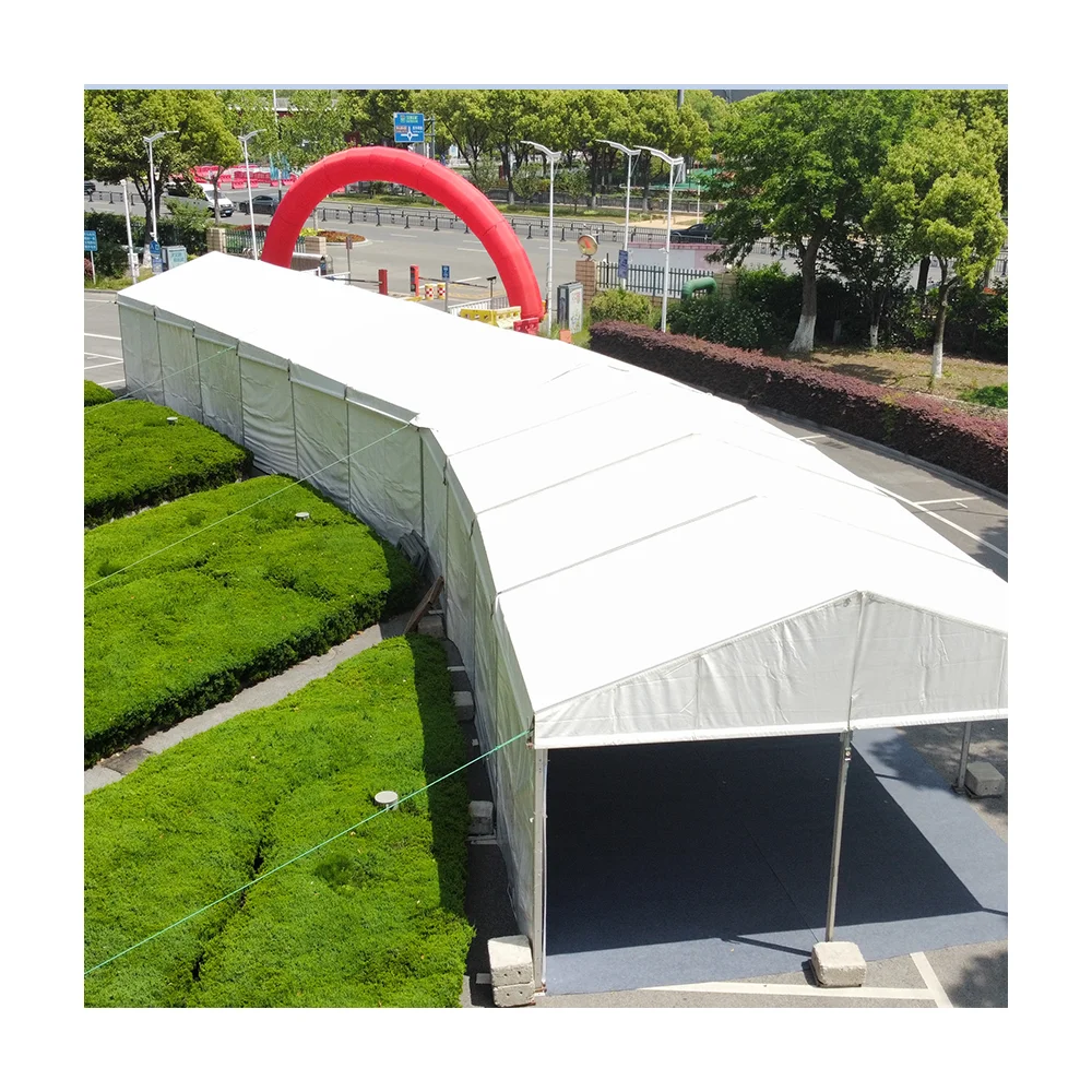 Custom Large Aluminum Frame Marquee Tent Luxury Glass Wall Outdoor Waterproof Exhibition Auto Show Wedding Event Tent Design