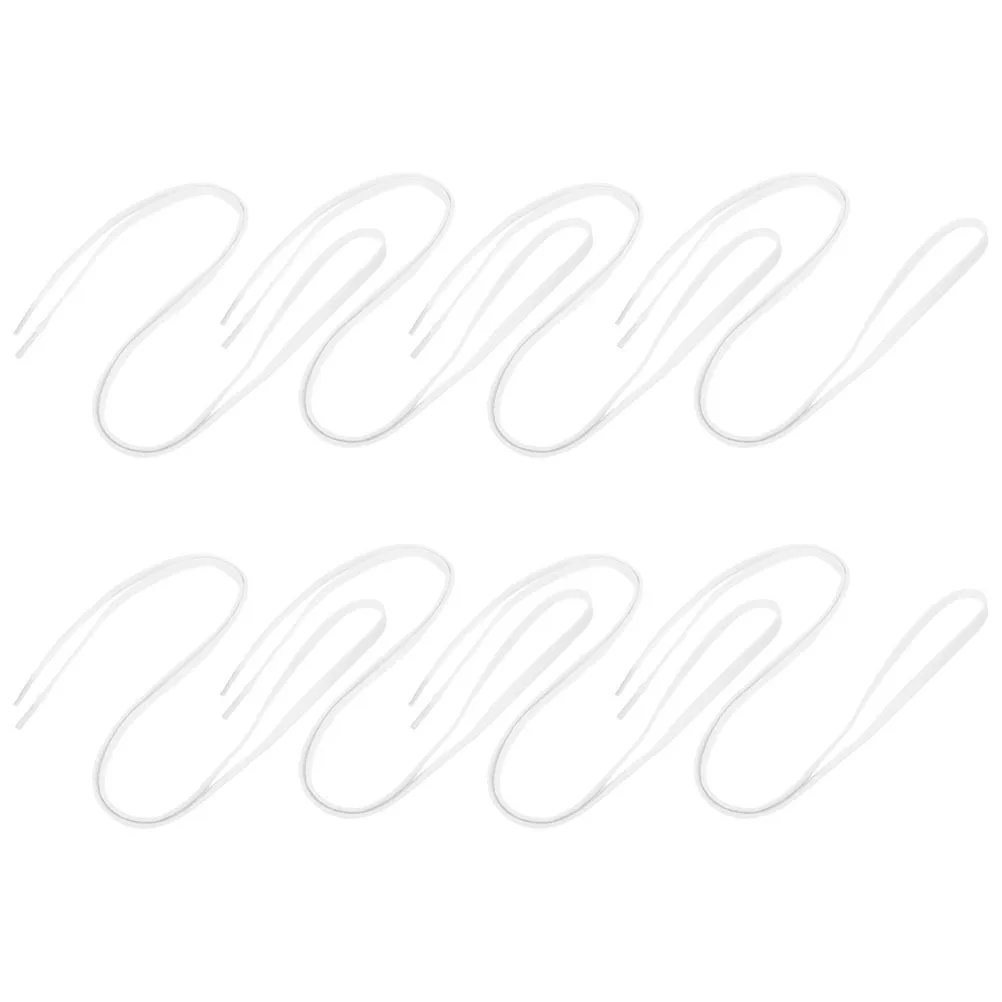 

4Pairs Flat Shoelaces Replacement Durable Cotton Shoe String for Sneakers Casual Sports Running Shoes Replacement Shoelaces