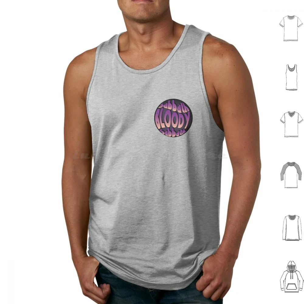 

Bloody Tank Tops Vest Sleeveless Danno Black Bloody Ozzy Bloody Musica Music Metal Aesthetic Heavy Metal