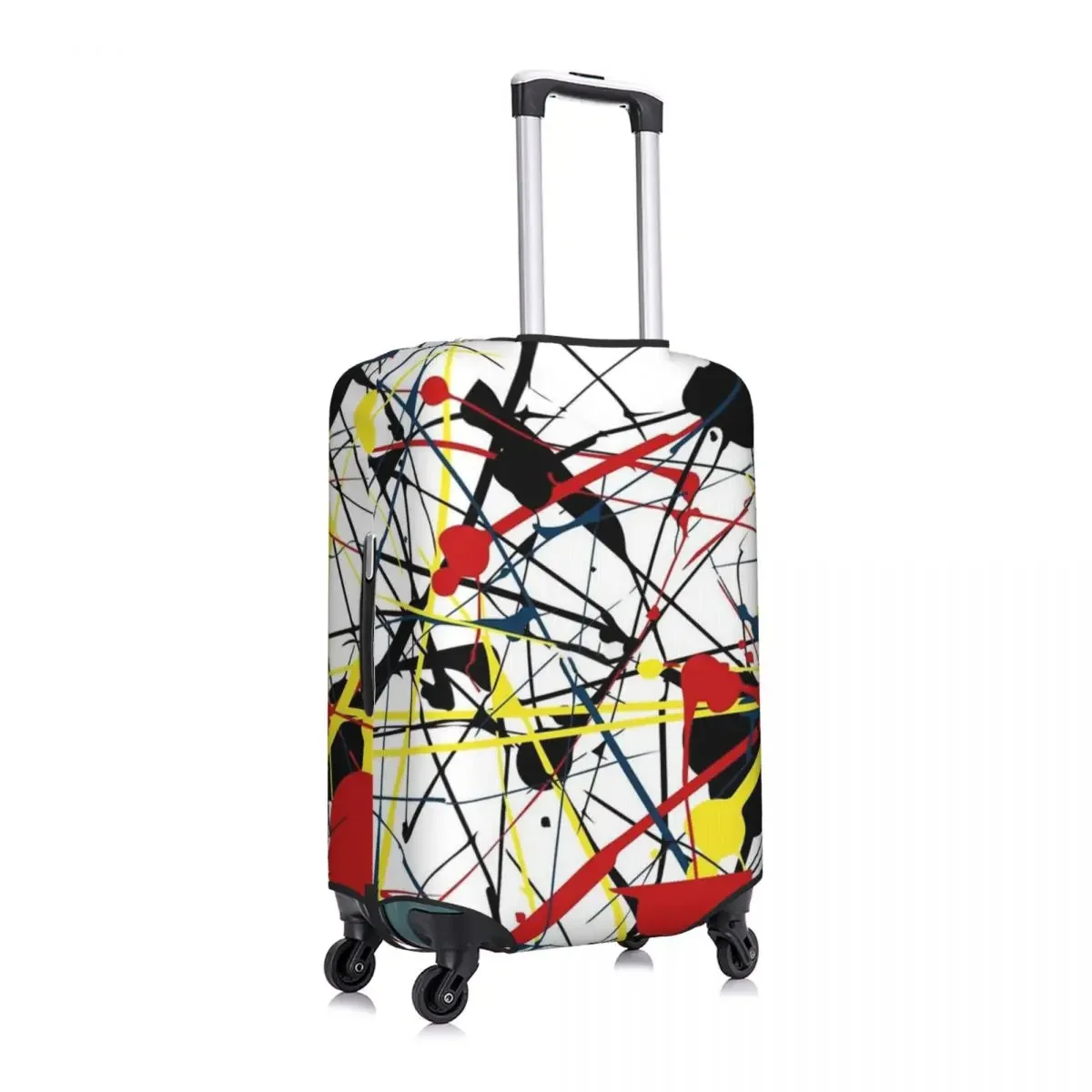 Custom Colorful Pop Art Abstract Camouflage Graffiti Luggage Cover Cute Suitcase Protector Covers Suit For 18-32 inch