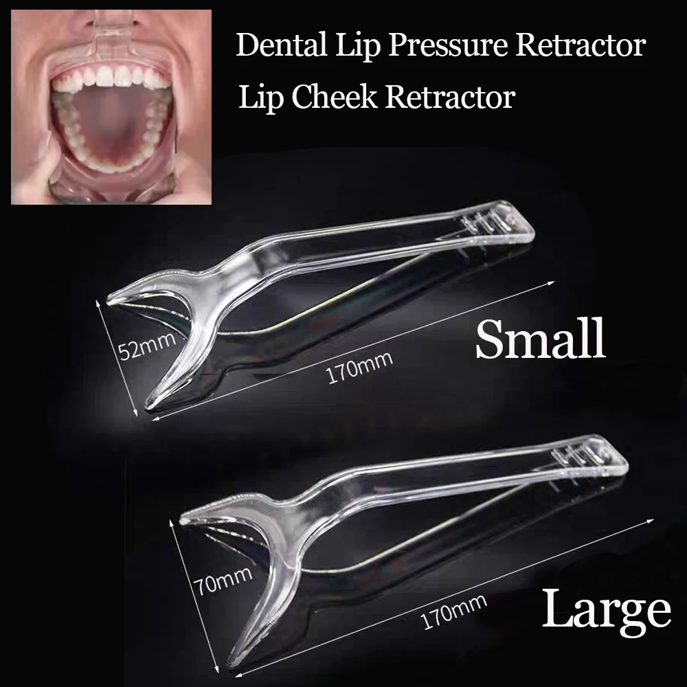 

5pcs Dental Lip Pressure Retractor T-Shape Intraoral Cheek Orthodontic Teeth Mouth Opener for Photography Autoclavable Dentist