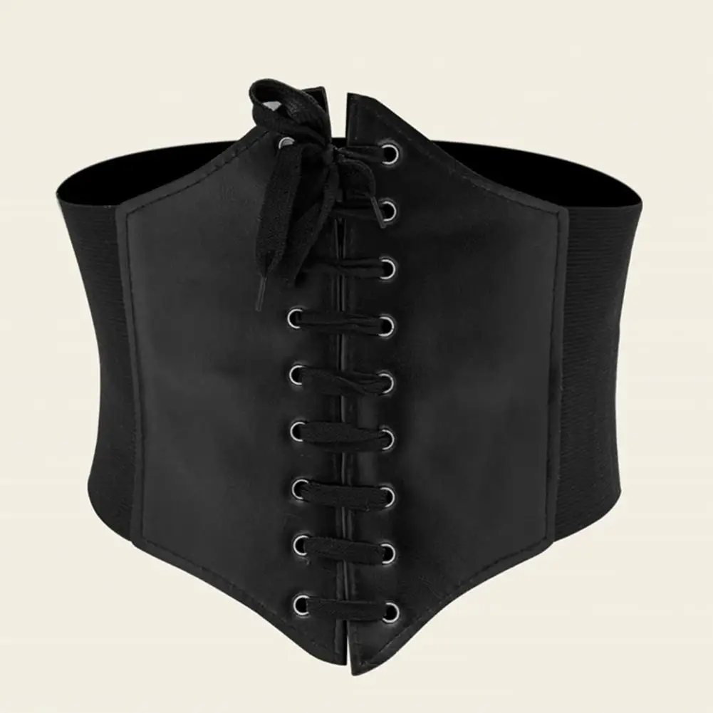 Cintura in vita fresca fascia elastica in vita Cincher corsetto fasciatura vestiti abbinati stile scuro Cosplay Party Lady Bustier