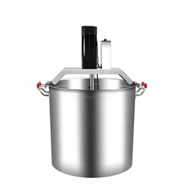 220V Commercial Wok Mixer Electric Cuisine Stainless Steel Barrel Small Automatic Stir-Fry Mixer Sauce Pots Sauce Frying Machine